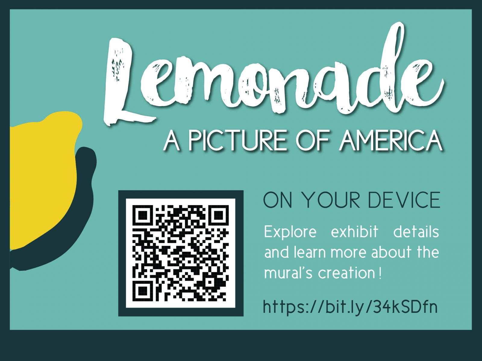 Learn more about the Lemonade mural's creation at bit.ly/34kSDfn