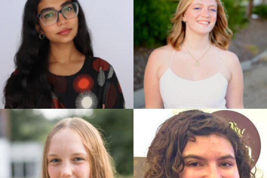 2026 Undergraduate Research Award Winners