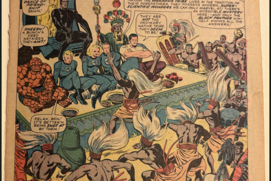 "The Way it Began," 1966, by Jack Kirby and Stan Lee. MS 00317, Richard Wright collection, Box 50, Folder 868.