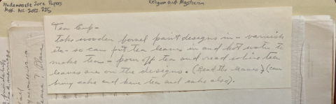 Mademoiselle Zare Papers