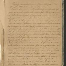 Page from Nanny Waller's diary