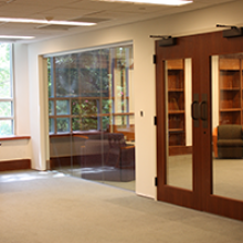 Grad Student Commons on the 2nd floor of Swem