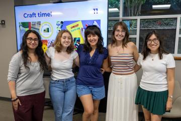 The executive committee of the Library Ambassadors