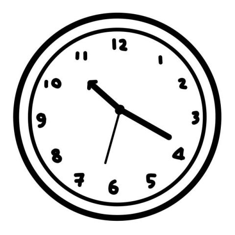 Illustration of clock