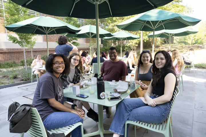 Circulation students at end of year party