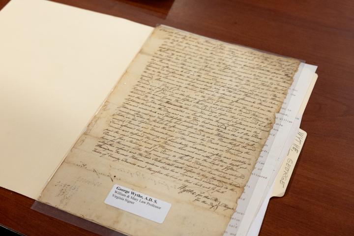 Wythe letter