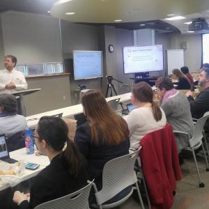 Presentation in the Ford Classroom