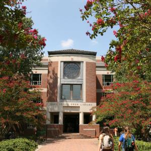 Swem Library in summer