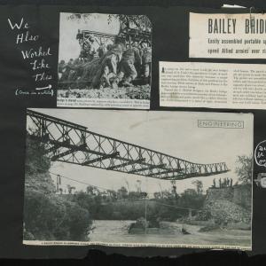 Page from the Salvatore Rocco Calandra Photograph Album of the Italian Service Unit Program