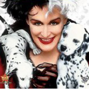 Glen Close as Cruella deVille in 101 Dalmations