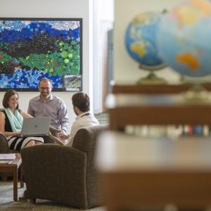 Mark Hofer in a meeting