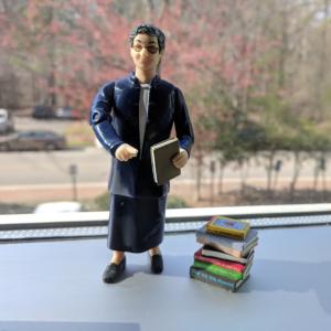 Research librarian action figure