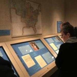 Brafferton exhibit at the Muscarelle Museum