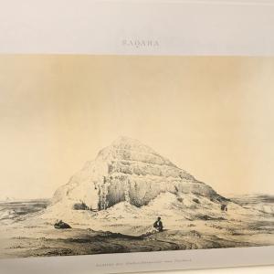 Pyramid illustration from Lepsius's Denkmaeler aus Aegypten und Aethiopien