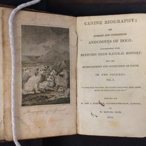 Title Page of Canine Biography