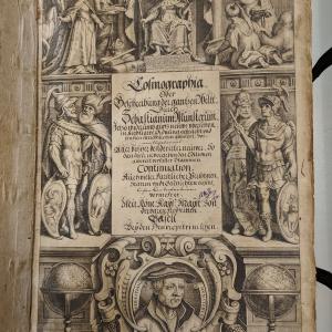 Engraved decorative title page by M. Merian