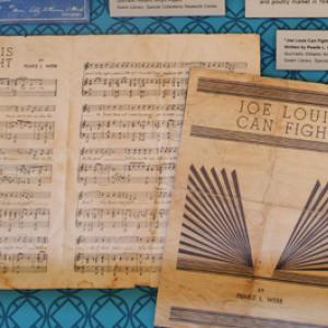 Sheet music of Joe Louis can Fight