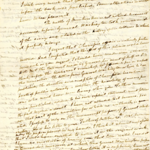 Letter from John Marshall to Henry Lee