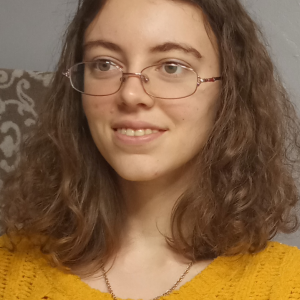 The author's shoulder length hair cut