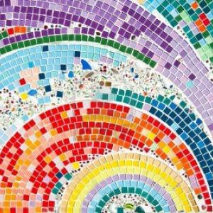 Rainbow mosaic