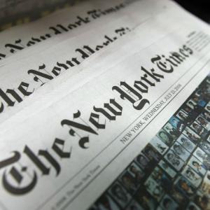 Masthead of the New York Times