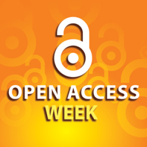 Open access week with logo