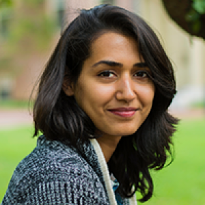 Portrait of student featured on the map