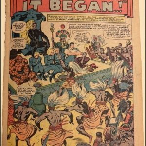 "The Way it Began," 1966, by Jack Kirby and Stan Lee. MS 00317, Richard Wright collection, Box 50, Folder 868.